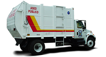  garbage collector, garbage truck lsr-8000